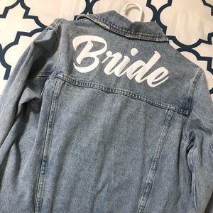 Show Me Your MUMU Dover denim BRIDE jacket